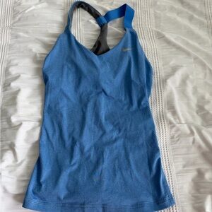 Nike Dri-FIT Blue and Gray Tank Top